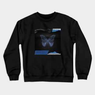 Blue butterfly Crewneck Sweatshirt